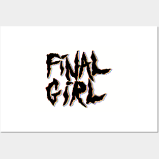 Final Girl in black Posters and Art